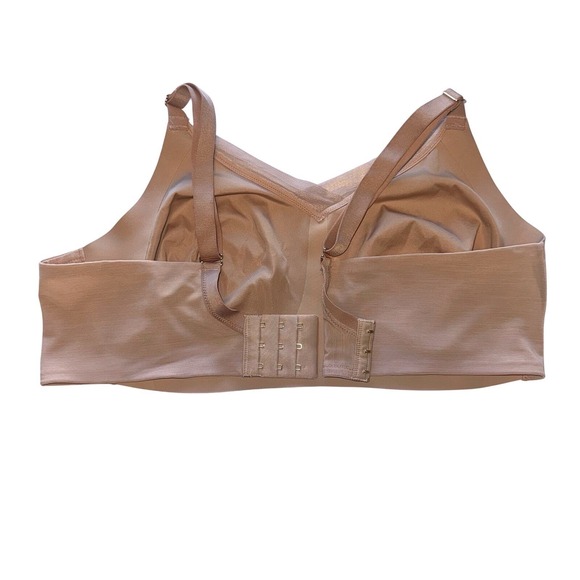 Third Love Crossover Minimizer Bra Tan Nude Wireless No Padding Seamless 40D - Picture 2 of 3